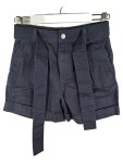 Vorschaubild 1 von Shorts Damen Gr. W25/34/XS Blau Baumwolle Uni Casual Freizeit