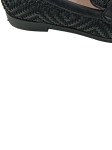 Vorschaubild 4 von Loafer Damen Gr. 36 Schwarz Leder Slip-On 2 cm Elegant Business