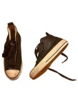 Vorschaubild 2 von Sneaker low Damen Gr. 36 Schwarz Leder Streetwear Uni