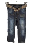 Vorschaubild 1 von Cargohose Kinder Gr. 122 Blau Baumwolle Uni Casual Freizeit 30 cm