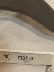 Vorschaubild 3 von Langarmshirt Damen Weiß Gr. 38/M Polyester Uni Casual Alltag Schleife