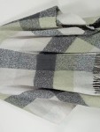 Vorschaubild 3 von Poncho Damen Gr. UNI Grau Polyester Kariert Casual Ärmellos Freizeit