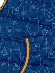 Vorschaubild 5 von Kinder Steppweste Gr. 80 Blau Bärenmuster Weste Baby