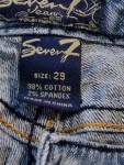 Vorschaubild 7 von Jeans Straight Leg Damen Blau Gr. W29 Baumwolle Uni Casual Freizeit Flare