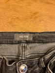 Vorschaubild 5 von Damen Jeans Hose Skinny Grau Gr. 30 Nieten Zipper Details