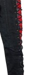Vorschaubild 3 von Ripped Jeans Damen Gr. W28/36/S Schwarz Baumwolle Kariert 34 cm