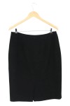 Vorschaubild 2 von Bleistiftrock Damen Gr. 42 Schwarz Business Elegant Klassisch Polyester
