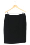 Vorschaubild 1 von Bleistiftrock Damen Gr. 42 Schwarz Business Elegant Klassisch Polyester