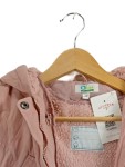 Vorschaubild 2 von Parka Kinder Rosa Gr. 140 Baumwolle Uni Casual Alltag Freizeit Schule