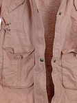 Vorschaubild 3 von Parka Kinder Rosa Gr. 140 Baumwolle Uni Casual Alltag Freizeit Schule