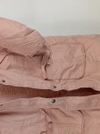 Vorschaubild 4 von Parka Kinder Rosa Gr. 140 Baumwolle Uni Casual Alltag Freizeit Schule