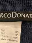Vorschaubild 5 von Strickjacke Herren Blau Gr. 50/M Baumwolle Uni Klassisch Langarm