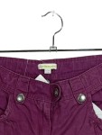Vorschaubild 2 von Cargohose Kinder Gr. 152 Lila Baumwolle Uni Casual Freizeit 31 cm