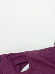 Vorschaubild 4 von Cargohose Kinder Gr. 152 Lila Baumwolle Uni Casual Freizeit 31 cm