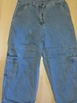 Vorschaubild 3 von Cargo Shorts Kinder Gr. 164 Blau Baumwolle Uni Casual Freizeit Capri