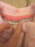 Vorschaubild 6 von Fleecejacke Mädchen Gr. 110/116 Rosa Sterne Reißverschluss