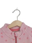 Vorschaubild 2 von Fleecejacke Mädchen Gr. 110/116 Rosa Sterne Reißverschluss
