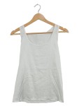 Vorschaubild 1 von Unterhemd Damen Weiß Gr. XS Polyester Uni Basic Ärmellos Alltag