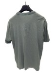 Vorschaubild 1 von T-Shirt Herren Grün Gr. 52/L Baumwolle Basic Kurzarm Minimalistisch