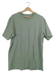 Vorschaubild 3 von T-Shirt Herren Grün Gr. 52/L Baumwolle Basic Kurzarm Minimalistisch