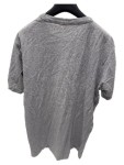 Vorschaubild 2 von T-Shirt Herren Grau Gr. 52/L Baumwolle Meliert Basic Kurzarm Alltag