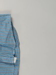 Vorschaubild 5 von Freizeithemd Herren Blau Gr. 50/M Baumwolle Gestreift Casual 57 cm