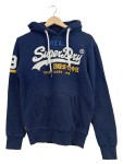 Vorschaubild 1 von Kapuzenpullover Herren XS Blau Logo Print Hoodie Streetwear
