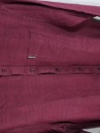 Vorschaubild 4 von Freizeithemd Herren Rot Gr. 52/L Baumwolle Meliert Casual Langarm