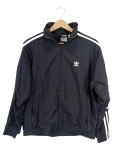 Vorschaubild 1 von Trainingsjacke Damen Schwarz Gr. 36/S Polyamid Logo-Print Streifen