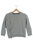 Vorschaubild 1 von Pullover Kinder Grau Gr. 140 Baumwolle Meliert Casual Langarm Alltag