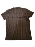 Vorschaubild 3 von Herren T-Shirt Nadelstreifen Grau XS Baumwolle Casual