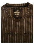 Vorschaubild 2 von Herren T-Shirt Nadelstreifen Grau XS Baumwolle Casual