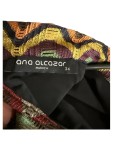 Vorschaubild 4 von Freizeitkleid Damen Gr. 34/XS Mehrfarbig Polyester Geometrisch Retro