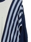 Vorschaubild 3 von Langarmshirt Damen Gr. 40/L Mehrfarbig Baumwolle Gestreift Casual 3/4-Arm
