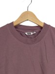 Vorschaubild 2 von Langarmshirt Damen Lila Gr. 38/M Baumwolle Polyester Elasthan Basic