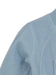 Vorschaubild 3 von Fleecejacke Kinder Blau Gr. 86 Polyester Uni Casual Langarm