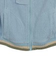 Vorschaubild 4 von Fleecejacke Kinder Blau Gr. 86 Polyester Uni Casual Langarm