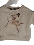 Vorschaubild 2 von Baby Mädchen Sweatshirt Ballerina Print Gr. 68 Beige
