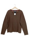 Vorschaubild 1 von Pullover Herren Braun Gr. 52/L Baumwolle Uni Langarm Casual
