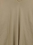 Vorschaubild 4 von Pullover Herren Beige Gr. 52/L Wolle Merino Uni Klassisch Langarm