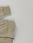 Vorschaubild 4 von Bomberjacke Kinder Gr. 128 Beige Polyester Baumwolle Uni Casual