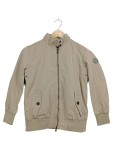 Vorschaubild 2 von Bomberjacke Kinder Gr. 128 Beige Polyester Baumwolle Uni Casual