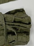 Vorschaubild 3 von Bomberjacke Damen Oliv Gr. 38/M Leinen Uni Outdoor Freizeit