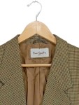 Vorschaubild 3 von Sakko Herren Beige Gr. 54/XXL Kariert Klassisch Langarm Business