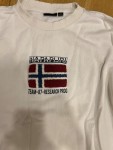Vorschaubild 2 von Sweatshirt Herren Gr. 46/S Weiß Baumwolle Logo-Print Streetwear