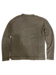 Vorschaubild 2 von Pullover Herren Gr. 46/S Oliv Baumwolle Uni Basic Langarm Alltag