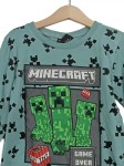 Vorschaubild 2 von Langarmshirt Kinder Gr. 128 Creeper TNT Game Over Grün
