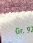 Vorschaubild 4 von Langarmshirt Kinder Gr. 92 Lila Baumwolle Rippstrick Basic Alltag