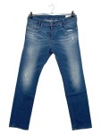 Vorschaubild 1 von Ripped Jeans Herren Blau Gr. W31/48/M Baumwolle Uni Casual 43 cm Knopf