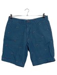 Vorschaubild 1 von Shorts Herren W32 Blau Chino Flaggen Stickerei Baumwolle